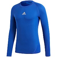 Μπλουζάκι Ανδρικό adidas Alphaskin Sport LS Tee Μπλε CW9488