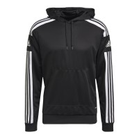 Adidas Squadra 21 Ανδρικό Φούτερ με Κουκούλα και Τσέπες Μαύρο GK9548