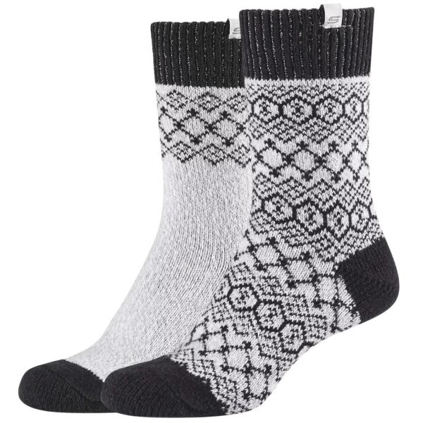 Skechers Casual Cozy Jacquard 2PPK Socks SK41047-9202