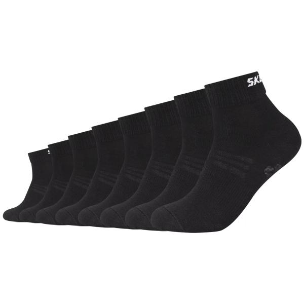 Skechers 3PPK Unisex Mesh Ventilation Quarter Socks SK42017-9999