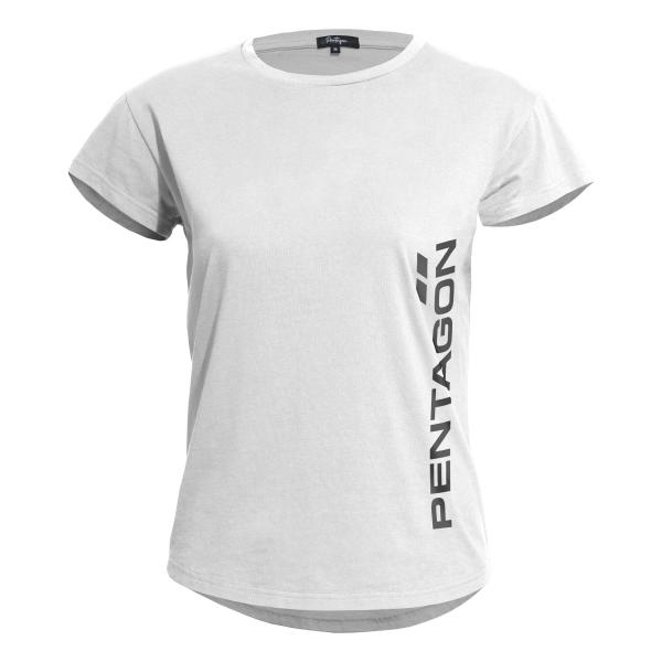 Pentagon WHISPER LADIES TEE "PENTAGON VERTICAL" K09044-PV 00-White