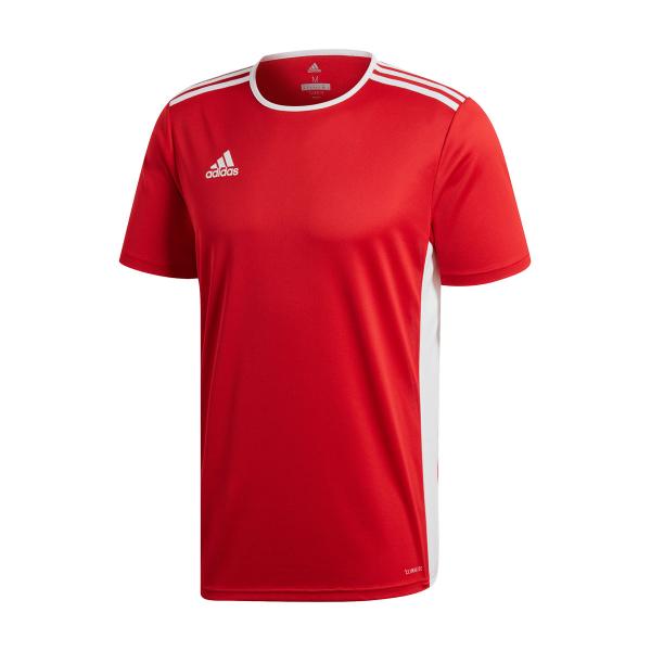 Adidas Entrada 18 Jersey Αθλητικό Ανδρικό T-shirt Κόκκινο με Λογότυπο CF1038