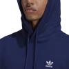 Adidas Adicolor Essentials Trefoil Ανδρικό Φούτερ με Κουκούλα και Τσέπες Fleece Navy Μπλε H34653