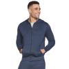 Skechers Go Knite Pique Full Zip Hoodie M3JA154-NVY